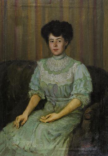 Valentin Serov Portrait of Praskovia Tchaokovskaia oil painting image